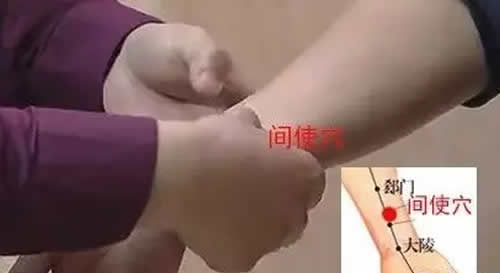 间使穴准确穴位图及功效作用