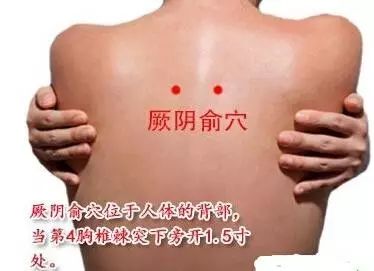 厥阴俞穴的准确位置图及功效作用